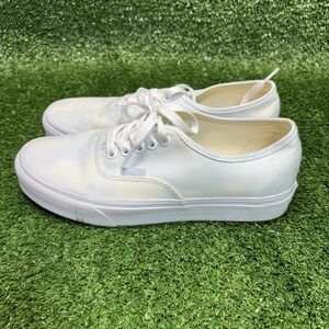 Vans Authentic Bleach Wash Ballad Blue Cloud Print Sneakers Shoes Women's Size 8